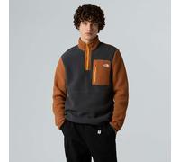 Pile The North Face Yumiori Quarter Zip marrone scuro arancione - S