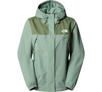 The North Face - Giacca leggera e traspirante - W Antora Rain Jacket Slate Moss Bark Mist per Donne in Pelle - Taglia M - Verde