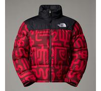 The North Face Giacca Retro Nuptse 1996 Da Uomo Tnf Red Lunar Snake Print-tnf Black Rozmiar L male