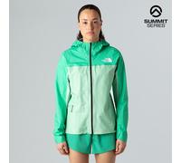 The North Face - Giacca da trail running donna - W Summit Superior FL Jacket Nebula Green Spring Bud per Donne in Pelle - Taglia S - Verde