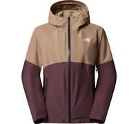 The North Face - Giacca tecnica impermeabile e resistente - W Diablo Dynamic Zip-In Jacket Mushroom Grey Tawny Quartz per Donne in Pelle - Taglia S - Marrone
