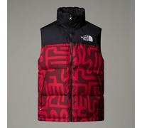 The North Face Gilet 1996 Retro Nuptse Da Uomo Tnf Red Lunar Snake Print-tnf Black Rozmiar L male