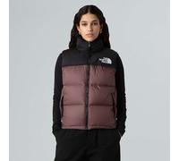 The North Face Gilet In Piumino 1996 Retro Nuptse Da Donna Tawny Quartz-tnf Black Rozmiar XS female
