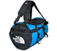 The North Face Gilman Duffel, Borsa da Allenamento Resistente con Spallacci a Zaino e Maniglie Laterali Imbottite, Nero/Blu, Taglia S, 50L (TNF)