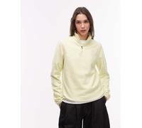 The North Face - Glacier 100 - Felpa con zip corta gialla-Giallo S