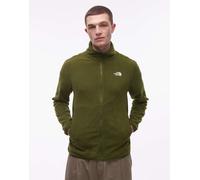 The North Face - Pile da sci con zip - M Glacier Fleece Jacket Woodland Green per Uomo in Poliestere Riciclato - Taglia L - Verde