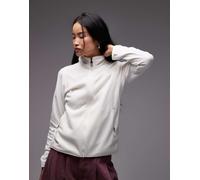 The North Face - Glacier - Felpa bianco sporco in pile con zip M