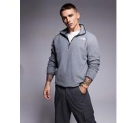The North Face - 100 Glacier 1/4 Zip - Pullover in pile XS grigio