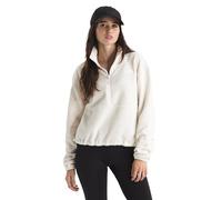 The North Face Glacier Fleece 1/2 Zip Short Giacca da donna White Dune L