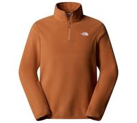 The North Face - Glacier Fleece 1/4 Zip Jacket - Pullover in pile L marrone