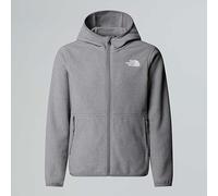 The North Face Glacier Fz Hoodie Giacca da ragazzo Tnf Mid Grey Heather 10 anni