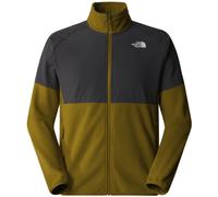The North Face Glacier Heavyweight Full Zip M - felpa in pile - uomo S Green/Grey man Recycled Polyester,Dwr,Pfc-Free