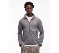 The North Face - Glacier - Pile grigio medio mélange con zip con logo 2XL