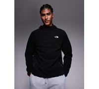 The North Face - Glacier - Pullover in pile color nero TNF con cappuccio 2XL