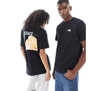 The North Face - Half Dome Photo - T-shirt unisex nera con stampa sul retro-Nero XL