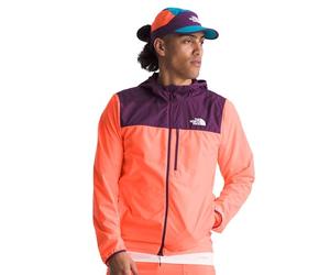The North Face Higher Run Wind Giacca Vivid Flame/Black Currant Purple M