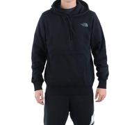 The North Face - Felpa stile pullover nera con cappuccio e logo-Nero XS