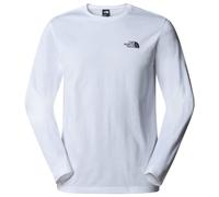 The North Face - L/S Simple Dome Tee - Maglia a manica lunga S grigio/bianco