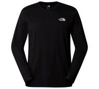 Maglia The North Face Simple Dome nero puro logo bianco - S