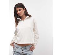The North Face logo decorativo Glacier con zip a 1/4 bianco XL