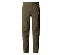 The North Face - Exploration - Pantaloni affusolati regular fit convertibili color verde tortora new W34