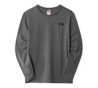 The North Face M L/S Easy T-Shirt, Uomo, TNF Medium Grey Heather, XXL