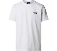 The North Face - T-shirt in Cotone - M Mountain Sketch SS Tee TNF White per Uomo in Cotone - Taglia 120-129 - Bianco