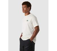 The North Face - M Nse - T-shirt comoda a maniche corte bianco duna e verde cacciatore con stampa di Terra XS
