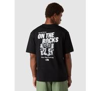 The North Face - M Weekend Rockin - T-shirt oversize a maniche corte nero TNF/bianco TNF XL