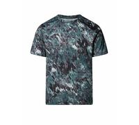 The North Face NF0A8BQ965S M 24/7 S/S Tee Reg AOP T-Shirt Uomo Deep Nori Trail Grid PR Taglia M