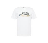 THE NORTH FACE Maglietta 'Mountain Line' blu / grigio / cipria / bianco, Taglia XXL