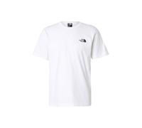 The North Face - T-shirt in Cotone - M Mountain Sketch SS Tee TNF White per Uomo in Cotone - Taglia L - Bianco