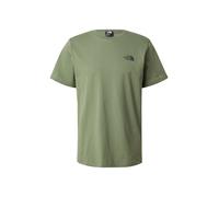The North Face - T-shirt in Cotone - M Mountain Sketch SS Tee Bark Mist per Uomo in Cotone - Taglia L - Verde