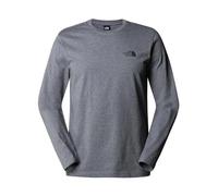 The North Face - L/S Simple Dome Tee - Maglia a manica lunga M grigio