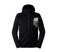 The North Face Merak Hoodie Giacca di pile da uomo Tnf Black/Tnf White/Npf XL