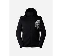 The North Face Merak Hoodie Giacca di pile da uomo Tnf Black/Tnf White/Npf S