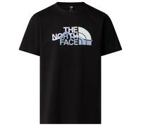 Maglietta da uomo The North Face M Mountain Line Regular Short Sleeve Tee-Graphic Taglia: XL / Colore: nero