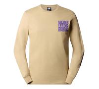 THE NORTH FACE Mountain Play Maglietta a Maniche Lunghe Senza Collo Khaki Stone L