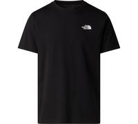 The North Face - T-shirt urbana in cotone e poliestere leggero - M Mountain Sketch Regular Short Sleeve TNF Black per Uomo in Cotone - Taglia XL - Nero