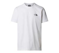 The North Face - T-shirt in Cotone - M Mountain Sketch SS Tee TNF White per Uomo in Cotone - Taglia 142-151 - Bianco