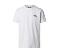 The North Face - T-shirt in Cotone - M Mountain Sketch SS Tee TNF White per Uomo in Cotone - Taglia L - Bianco