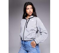 The North Face - Mountains Athletics - Giacca in pile grigia con zip-Grigio XXL