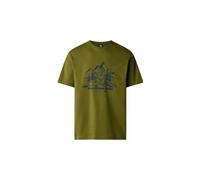The north face nature green short sleeve t shirt