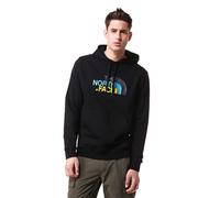 The North Face NF00A0TEJK3 M Light Drew Peak Pullover HOODIE-EUA7ZJA Maglia Lunga Uomo Black Taglia XL
