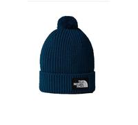 The North Face NF0A3FN31NO1 TNF Logo Box Pom Beanie Berretto Uomo Midnight Petrol Taglia OS