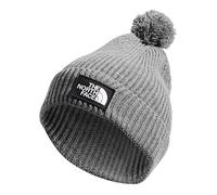 The North Face NF0A3FN3DYY1 TNF Logo Box Pom Beanie Berretto Uomo TNF Medium Grey Heather Taglia OS
