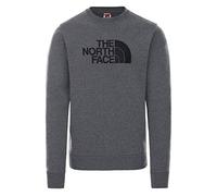 THE NORTH FACE NF0A4SVRGVD M Drew Peak Crew Maglia Lunga Uomo Medium Grey Heather-Black Taglia S