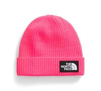 The North Face NF0A7WGCP2B1 Kids' TNF Box Logo Cuffed Beanie Berretto Unisex Bambino Radiant Poppy Taglia OS