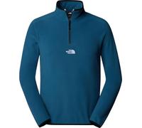 The North Face NF0A83I3Q311 Men’s Glacier ¼ Zip - Embroidered Logo Maglia Lunga Uomo Mallard Blue Taglia S