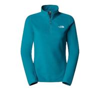 The North Face NF0A855M6GO W 100 Glacier 1/4 Zip - EU Maglia Lunga Donna Deep Teal Taglia S